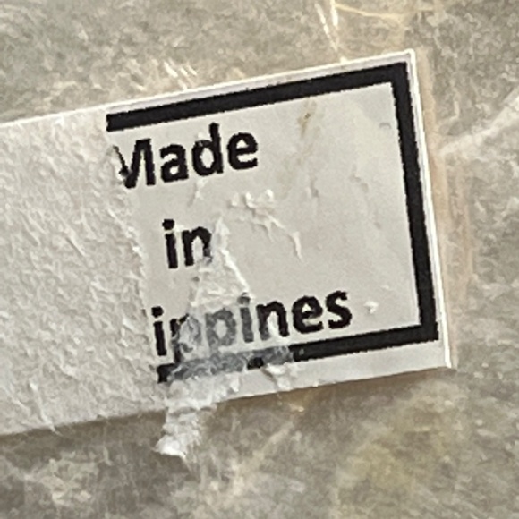 Handcrafted CAPIZ VASE Floral Philippines Red Green Yellow White Shimmery Lovely - Picture 8 of 8